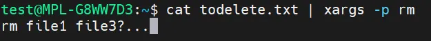 linux xargs command 3